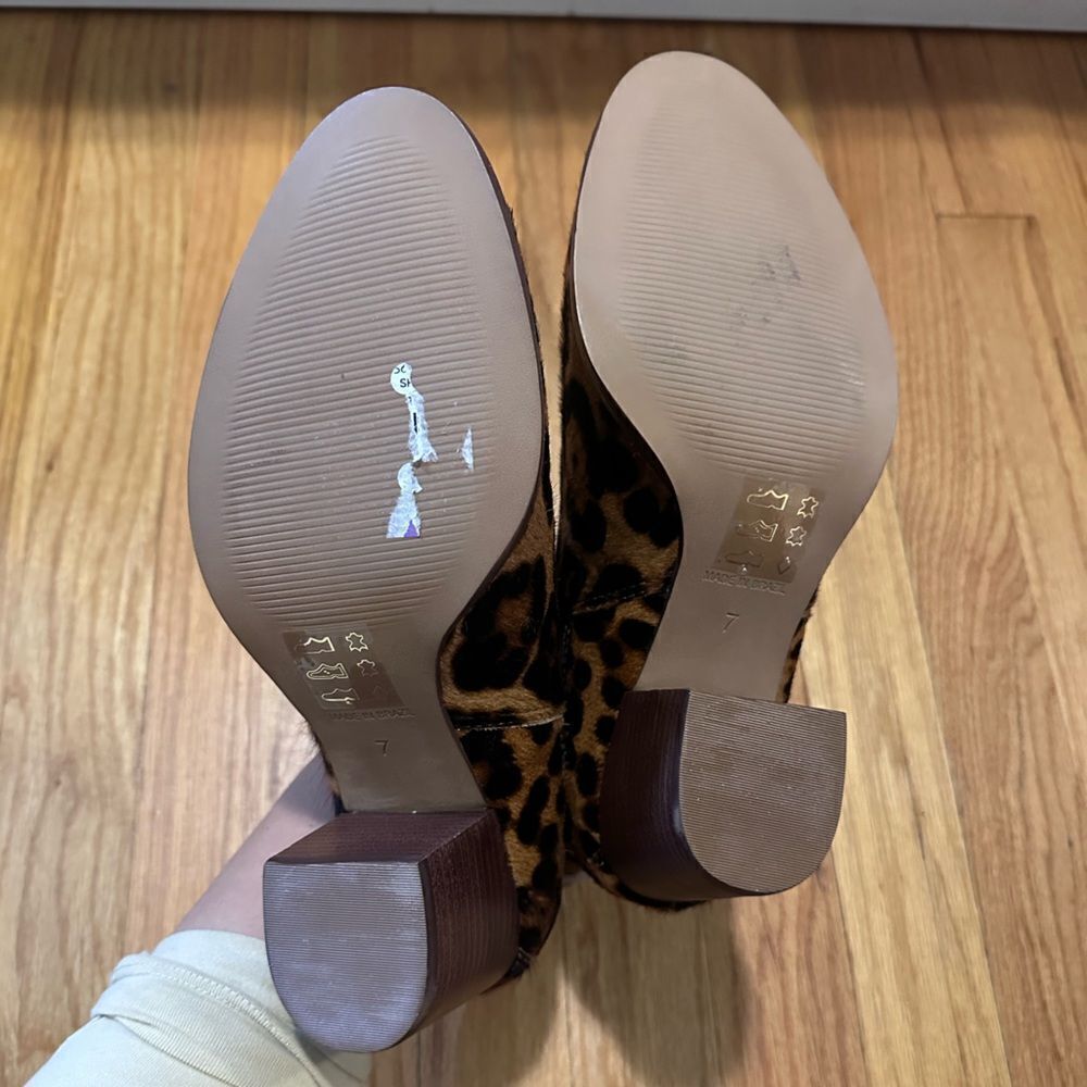 madewell | The Regan Boot in Leopard Calf Hair NWT - image 3